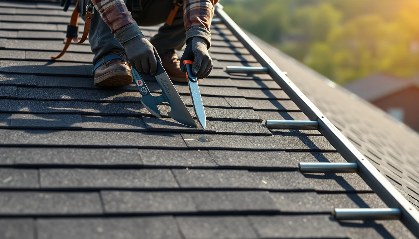 Asphalt shingle repair